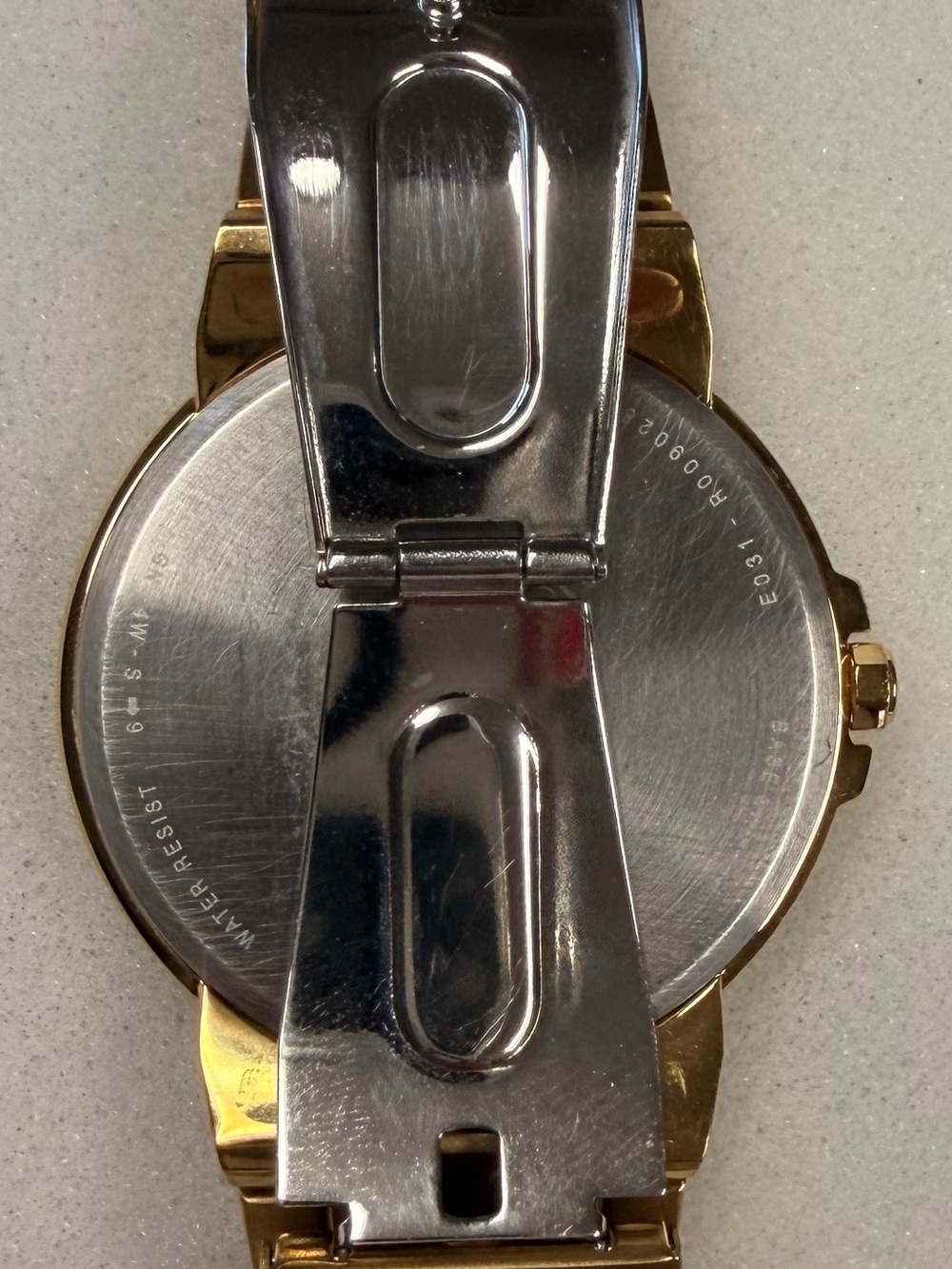 Citizen Axiom Eco-Drive Gold Tone Champagne Dial Watch Model BJ6512-56P - Picture 6 of 14